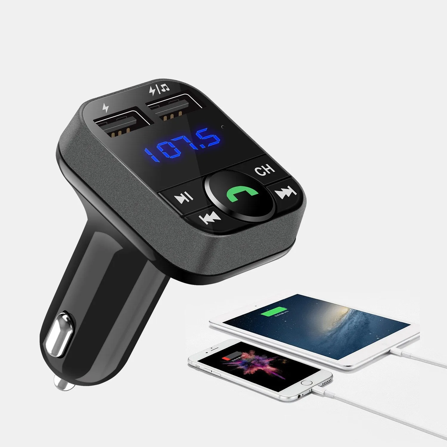 Bluetooth Car USB Charger FM Transmitter Wireless