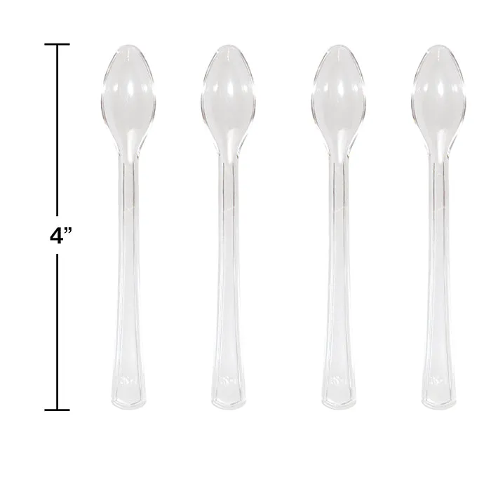 Bulk Clear TrendWare Mini Spoons (144 per Case)