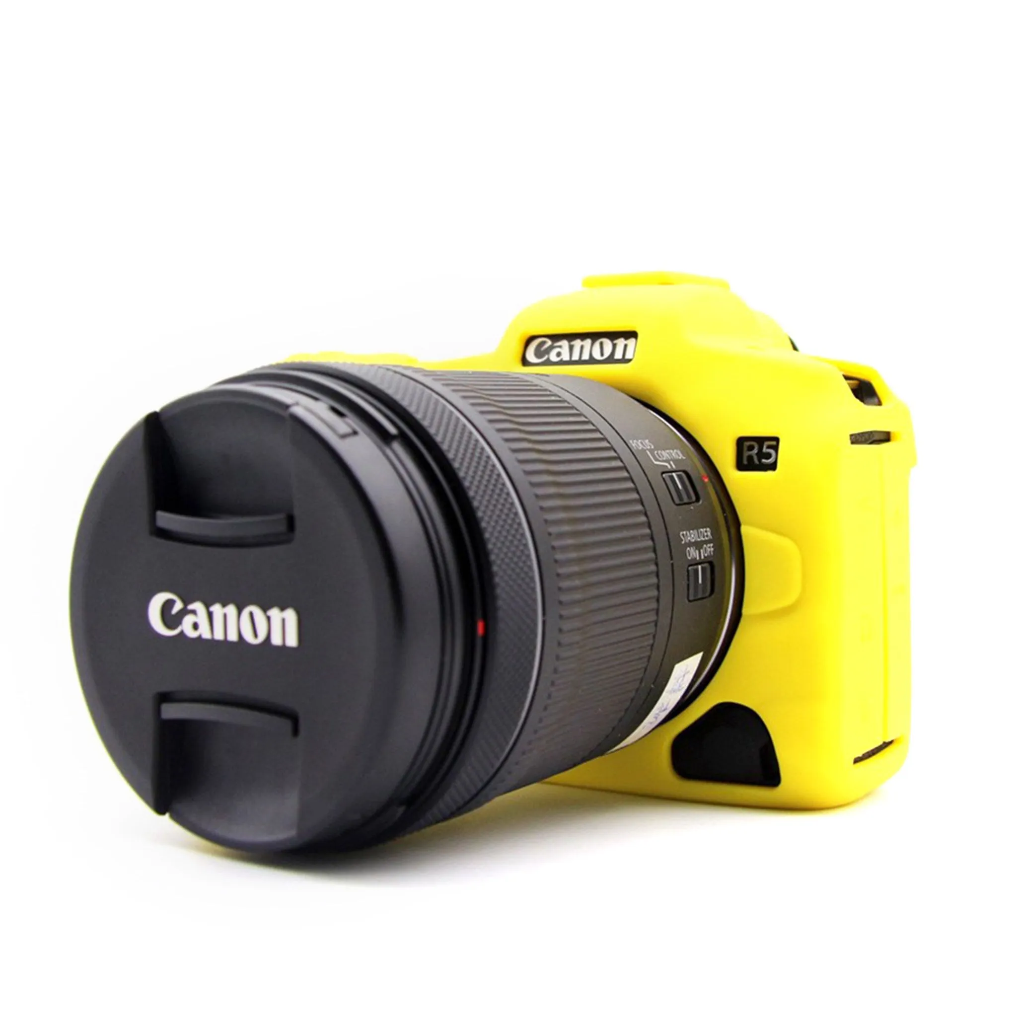 Canon EOS R5 silicone case - Yellow