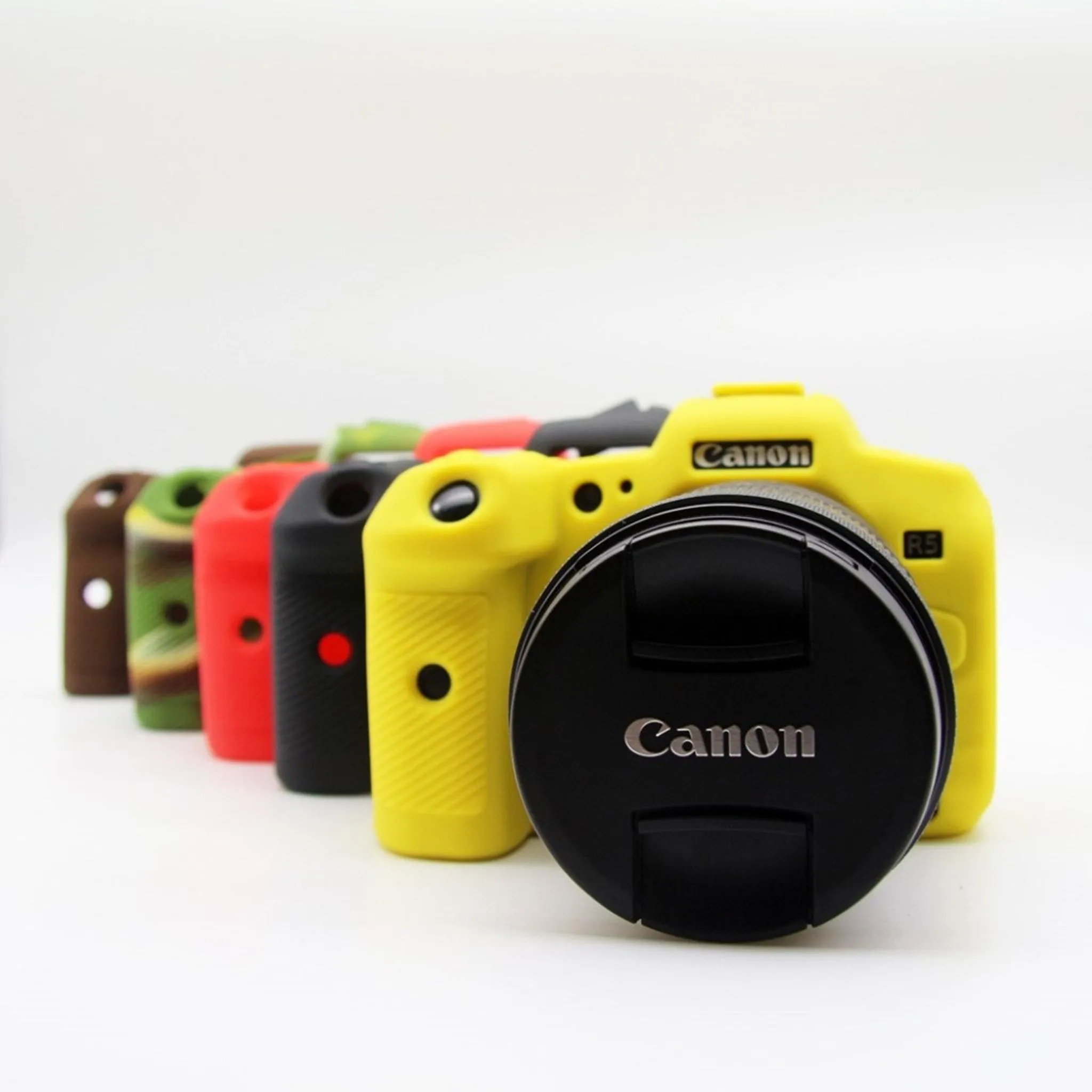 Canon EOS R5 silicone case - Yellow