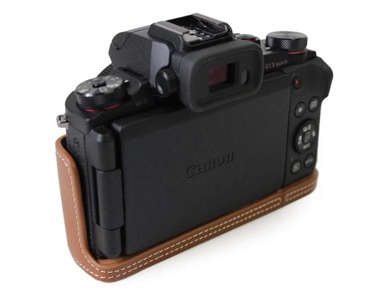 Canon PowerShot G1 X Mark III Genuine Leather Half Camera Case