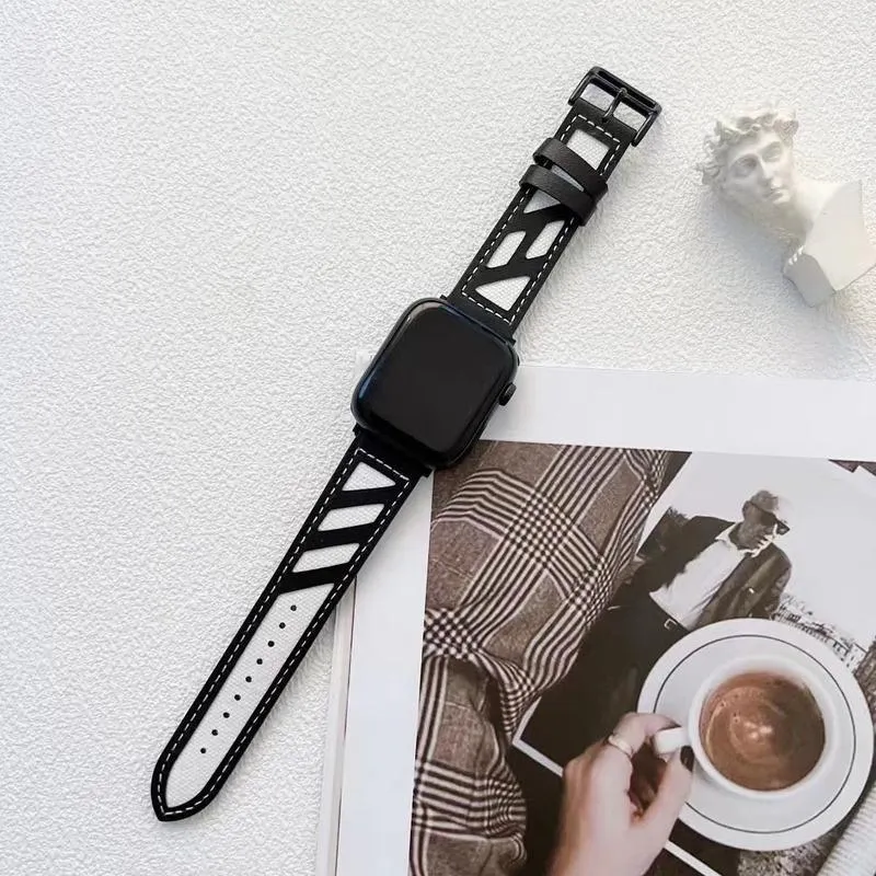 Canvas Couture Leather Band For Apple Watch Multiple Colors Available