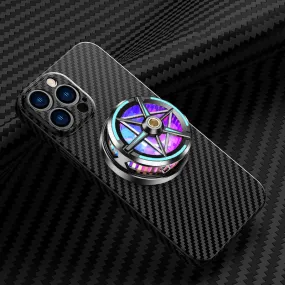 Carbon Fiber Magnetic Radiator Phone Case For IPhone