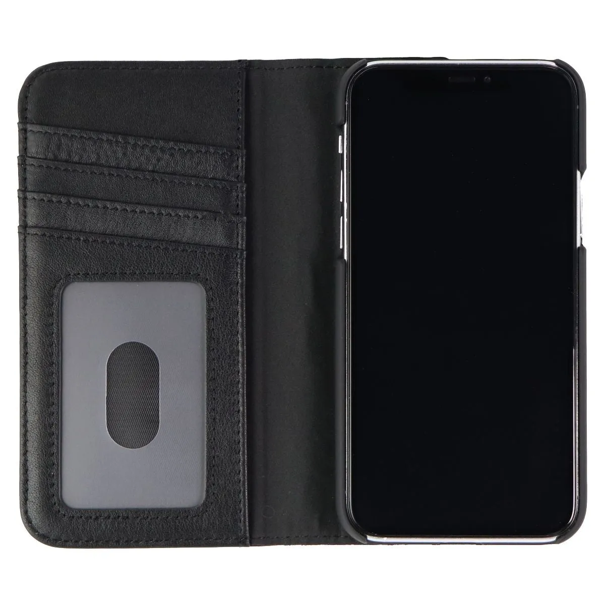 Case-Mate Genuine Leather Wallet Folio Case for Apple iPhone 11 Pro - Black