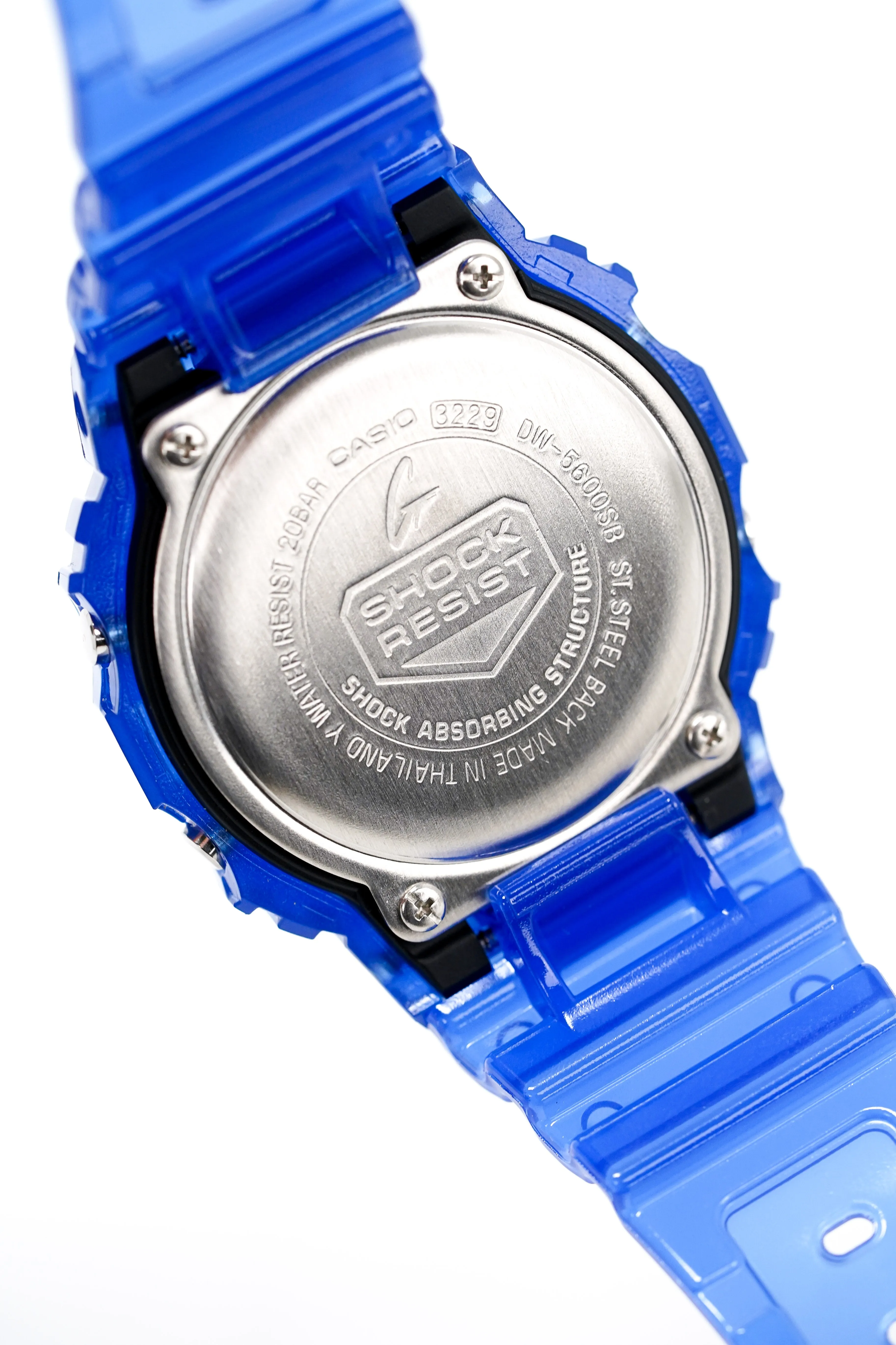 Casio G-Shock Men's Watch Translucent Blue DW-5600SB-2DR