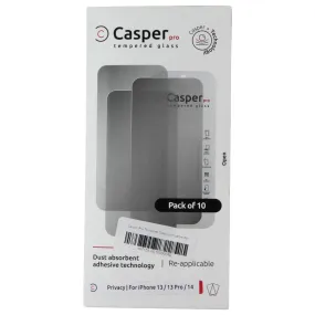 Casper Pro Tempered Glass for Apple iPhone 14/13 Pro/13 - Privacy 10 Pack