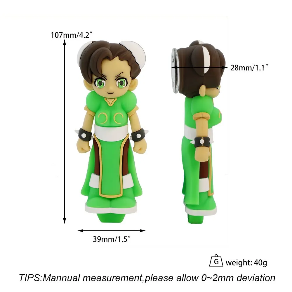 Chun-Li silicone hand Pipe