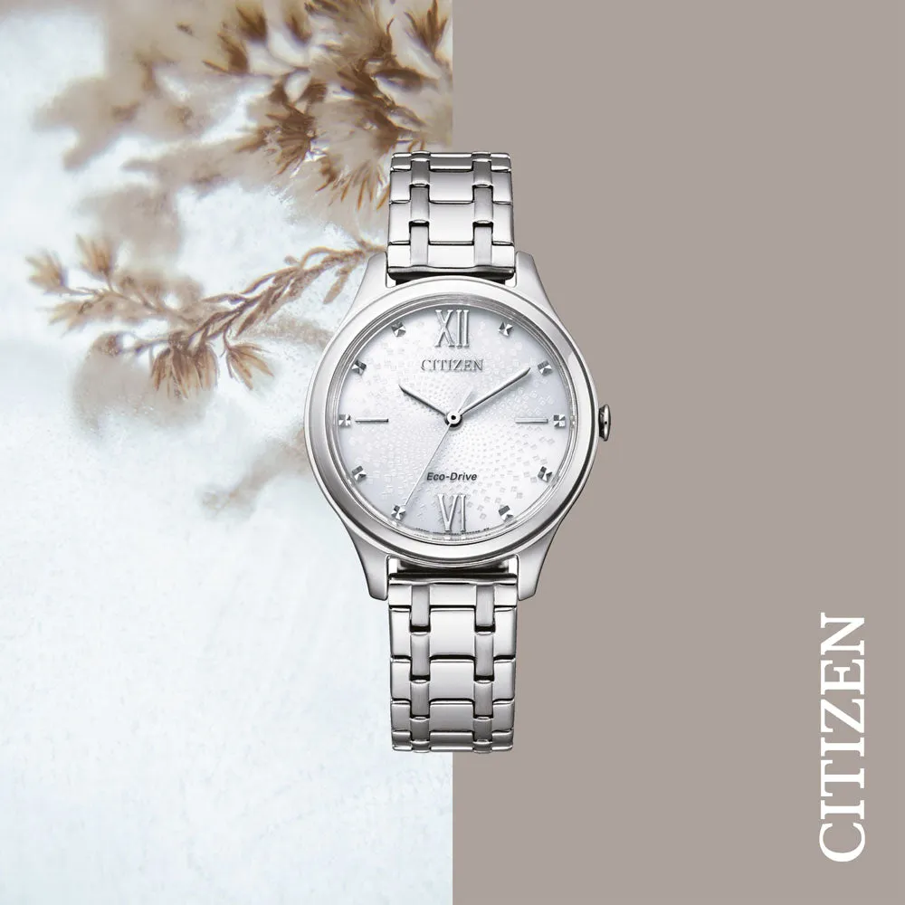 Citizen Eco-Drive Silver EM0500-73A Womens Watch