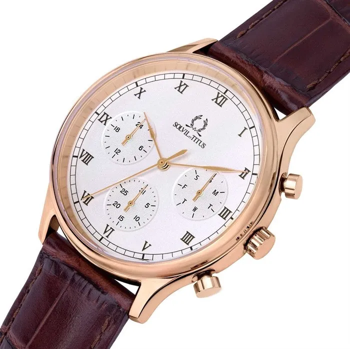 Classicist Multi-Function Quartz Leather Men Watch W06-03256-003