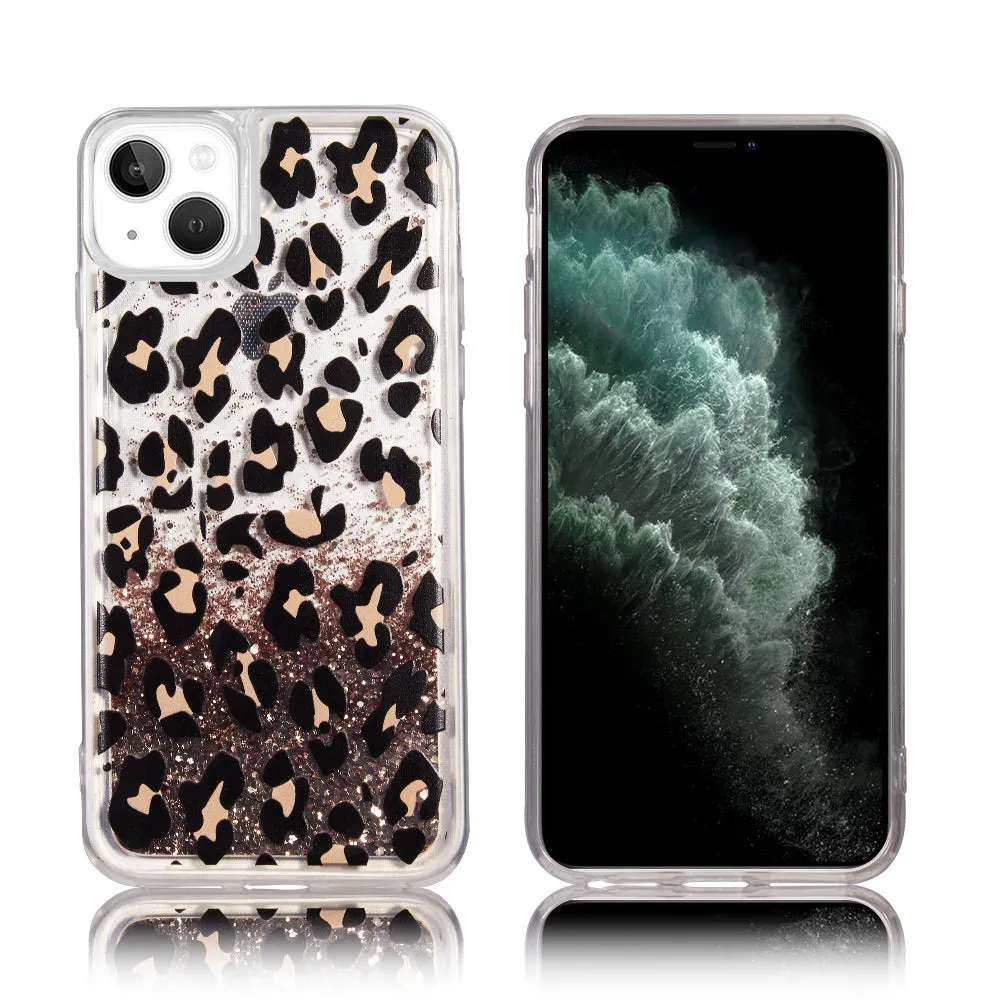 Classy Leopard Glitter Case for iPhone