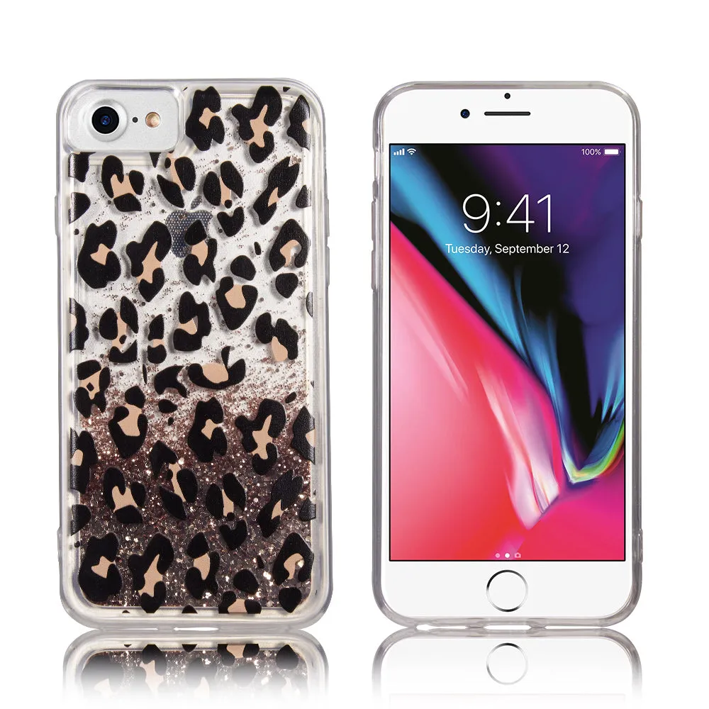 Classy Leopard Glitter Case for iPhone