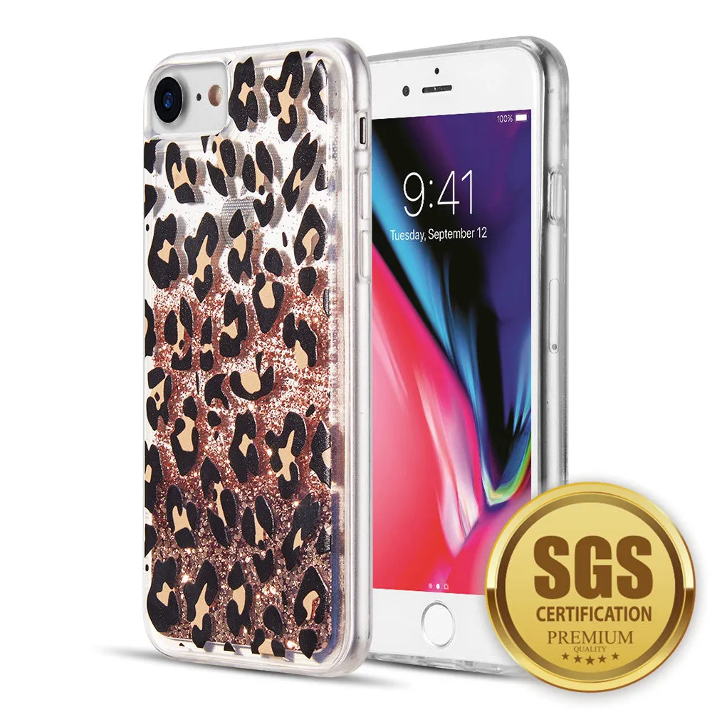 Classy Leopard Glitter Case for iPhone