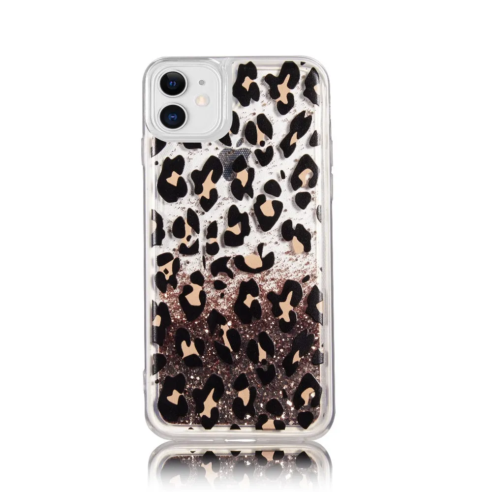 Classy Leopard Glitter Case for iPhone