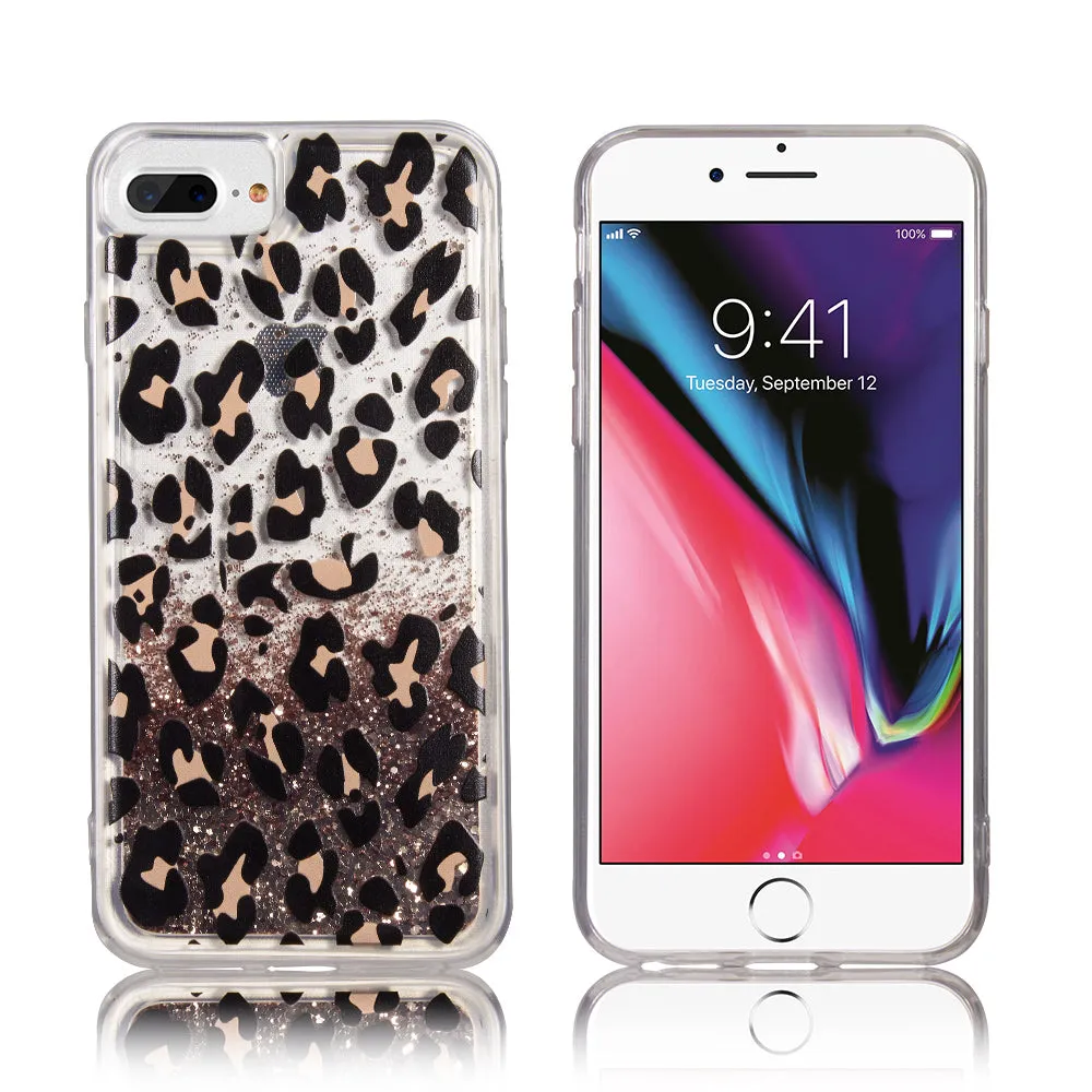 Classy Leopard Glitter Case for iPhone