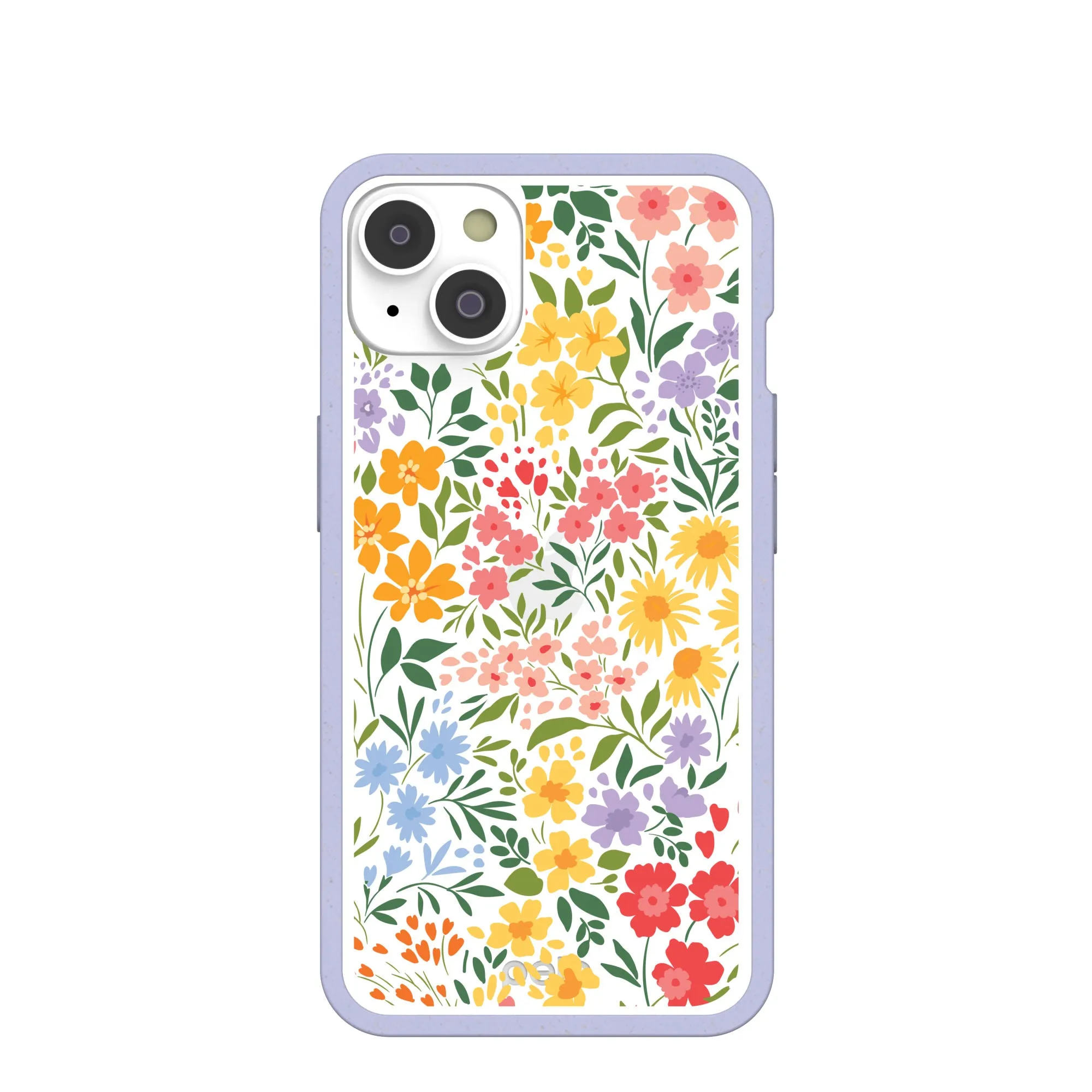 Clear Blooming Wild iPhone 14 Case With Lavender Ridge