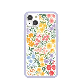 Clear Blooming Wild iPhone 14 Case With Lavender Ridge