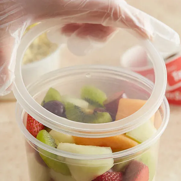 Clear Deli Container Lid - 500/Case