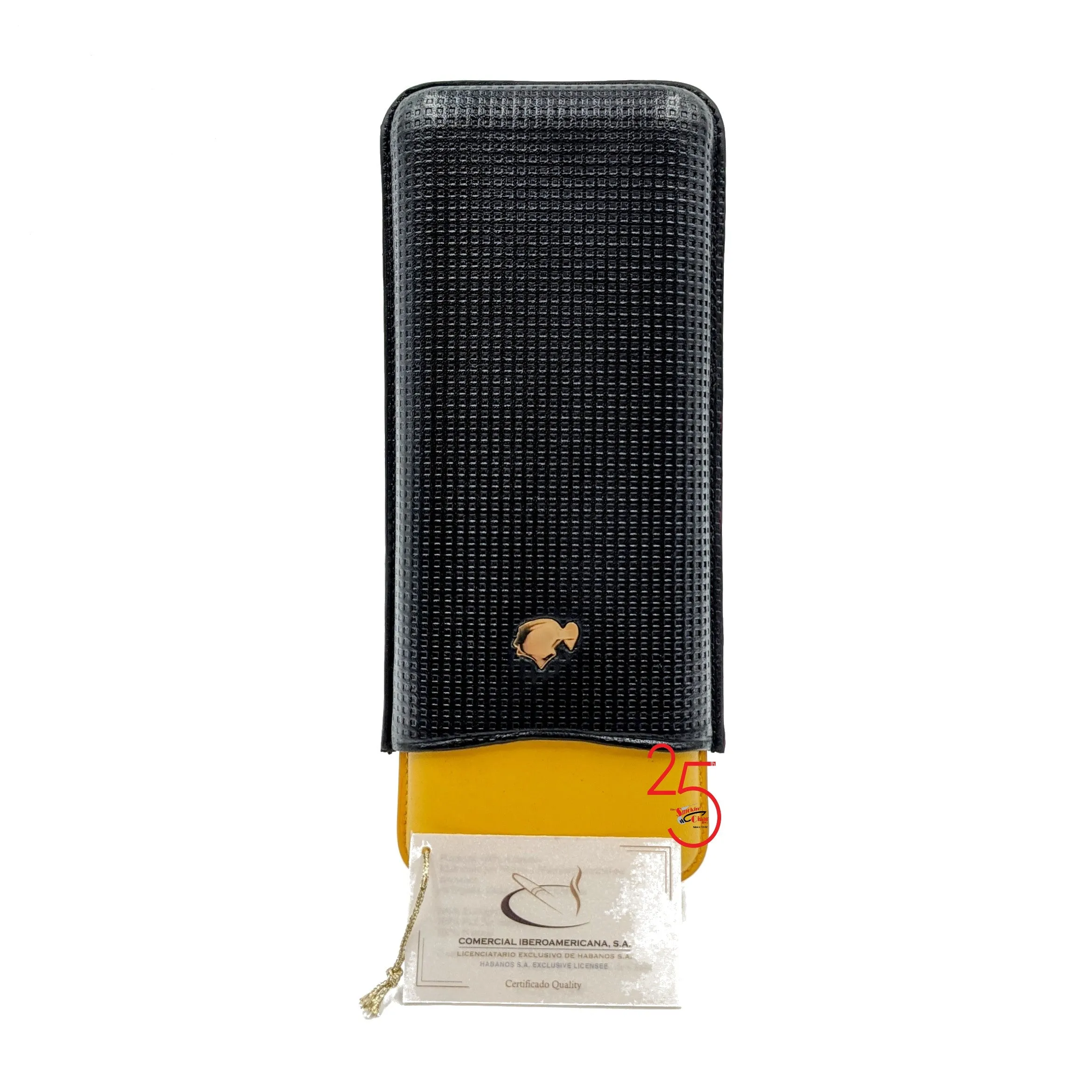 Cohiba 3 Finger Leather Cigar Case