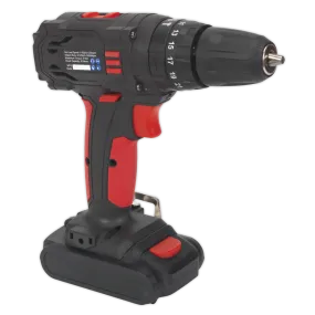 Cordless Hammer Drill-Driver 10mm 18V 1.5Ah Lithium-ion 2-Speed - Fast Charger