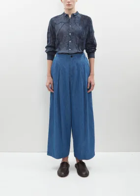 Cotton Linen Denim Pants