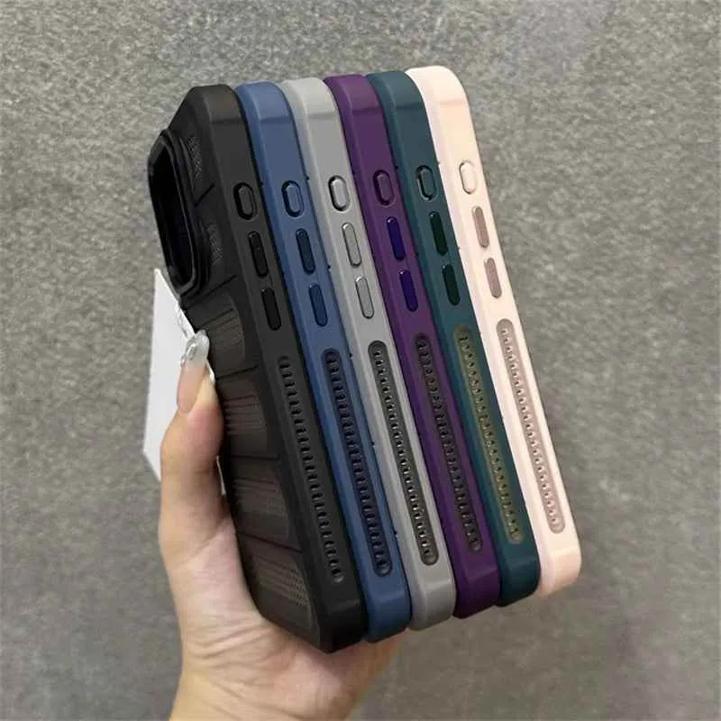 Cute Phone Cases for iPhone 16 Pro Max, 15, 14, 13, 12, 11, and 16 Plus models - Heat Dissipation Cooling Cover - TSP215