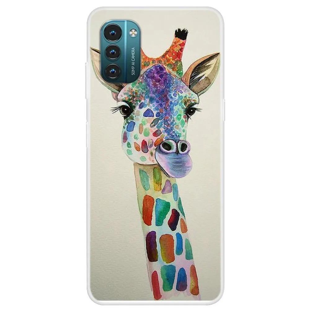 Deco Nokia G11 / G21 case - Colorful Giraffe