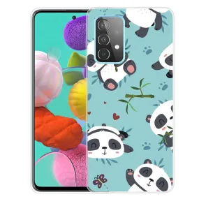 Deco Samsung Galaxy A13 4G case - Cute Pandas