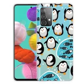 Deco Samsung Galaxy A73 case - Penguins