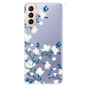 Deco Samsung Galaxy S22 Plus case - White Flowers