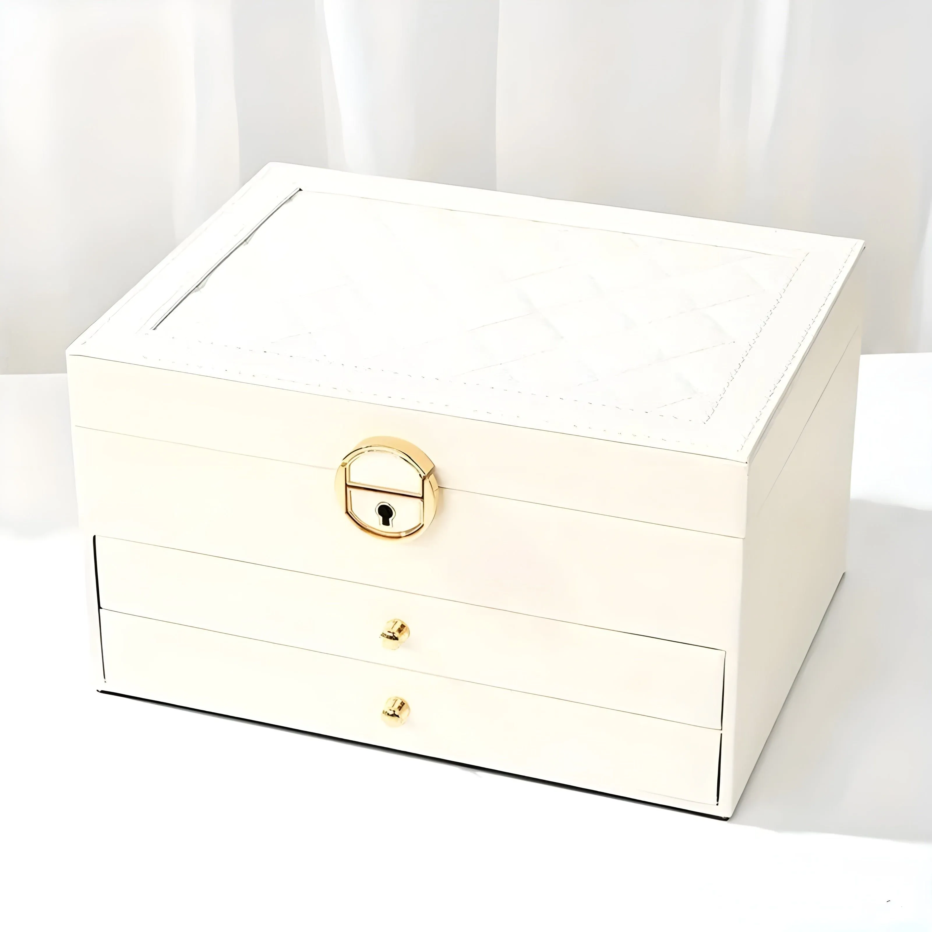 DiamondKeep Box - Elegante dreilagige Schmuckschubladenbox