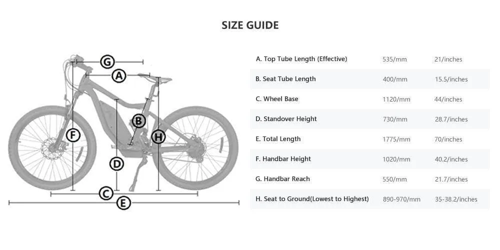 Ecotric Tornado 48V 750W Full Suspension Electric Mountain Bike