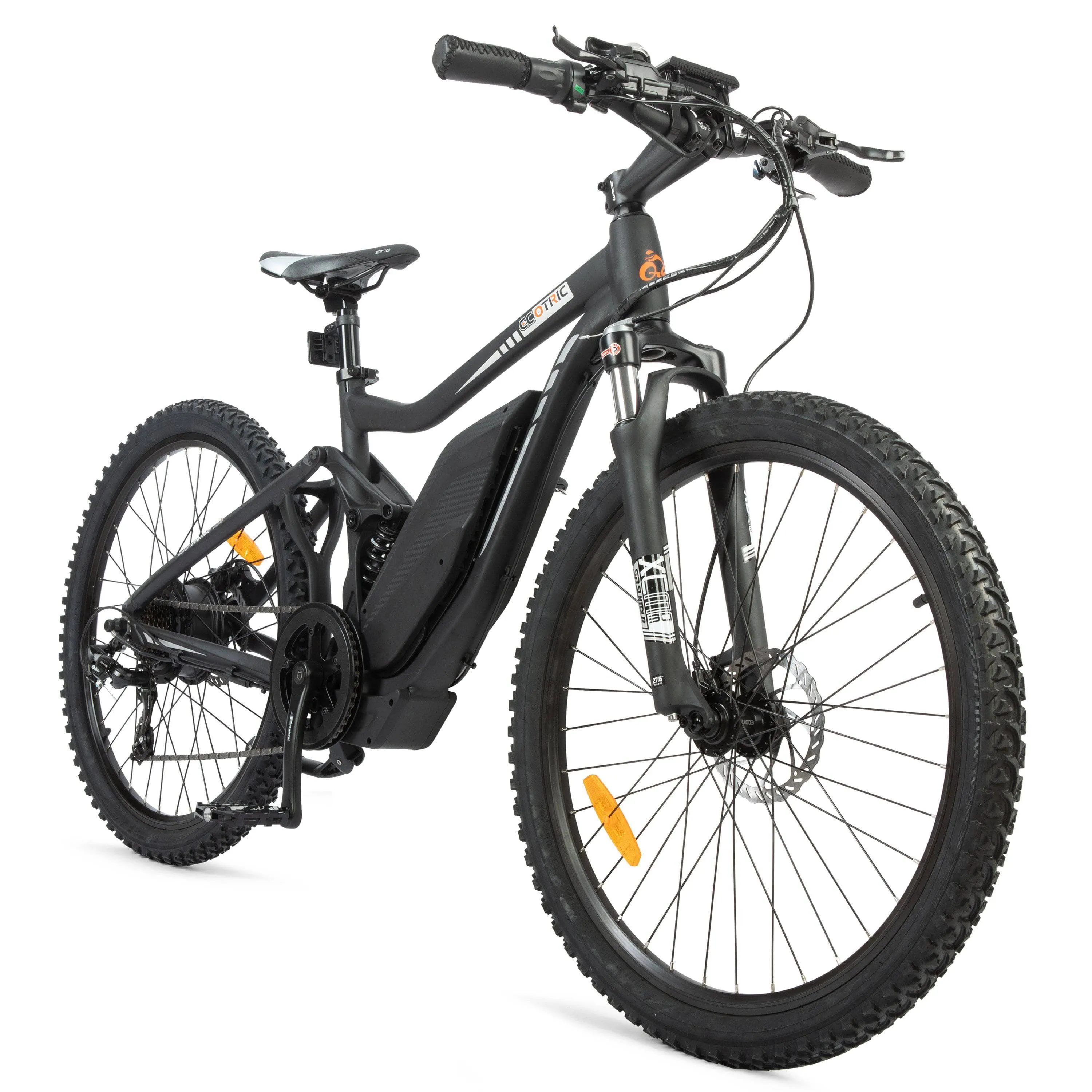 Ecotric Tornado 48V 750W Full Suspension Electric Mountain Bike