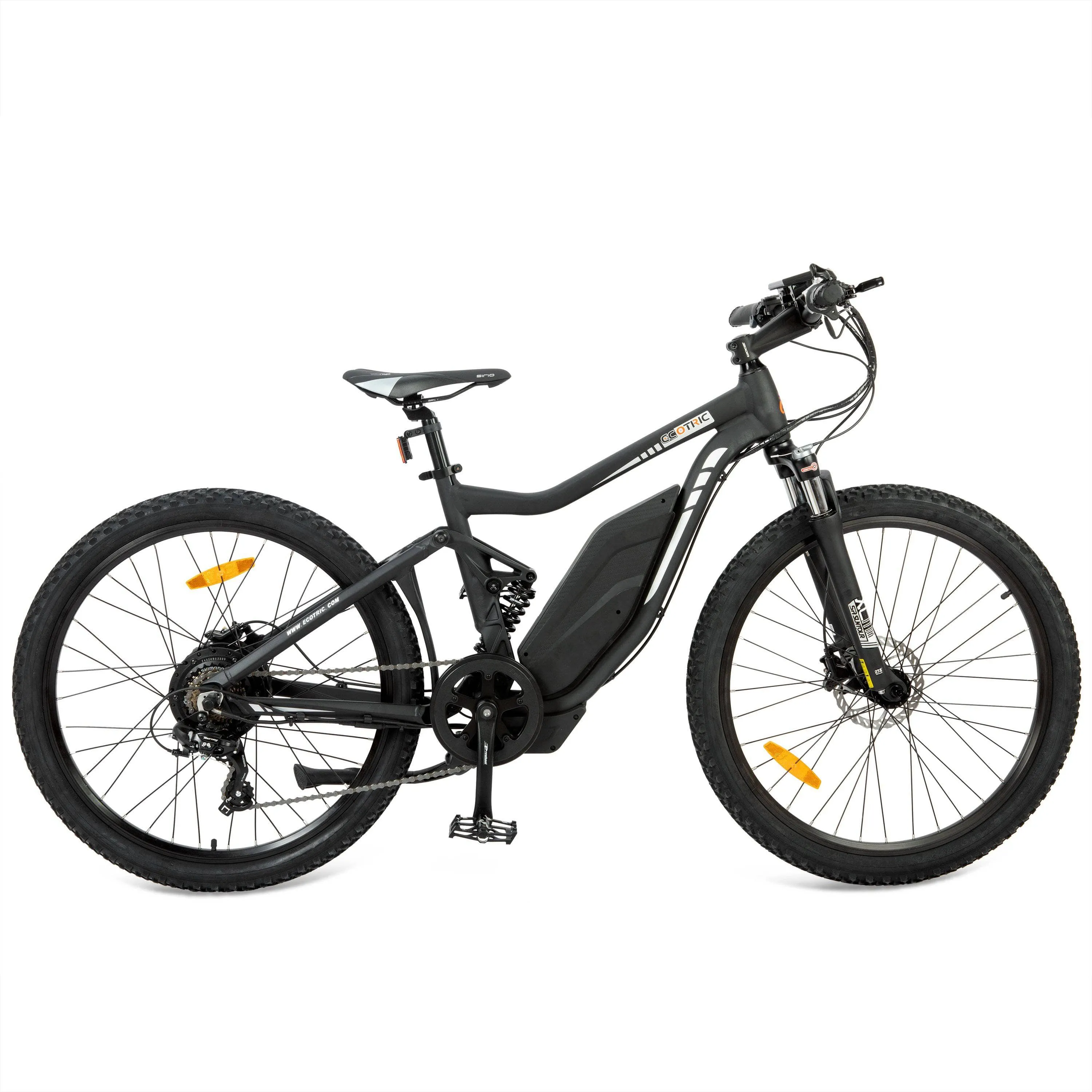 Ecotric Tornado 48V 750W Full Suspension Electric Mountain Bike