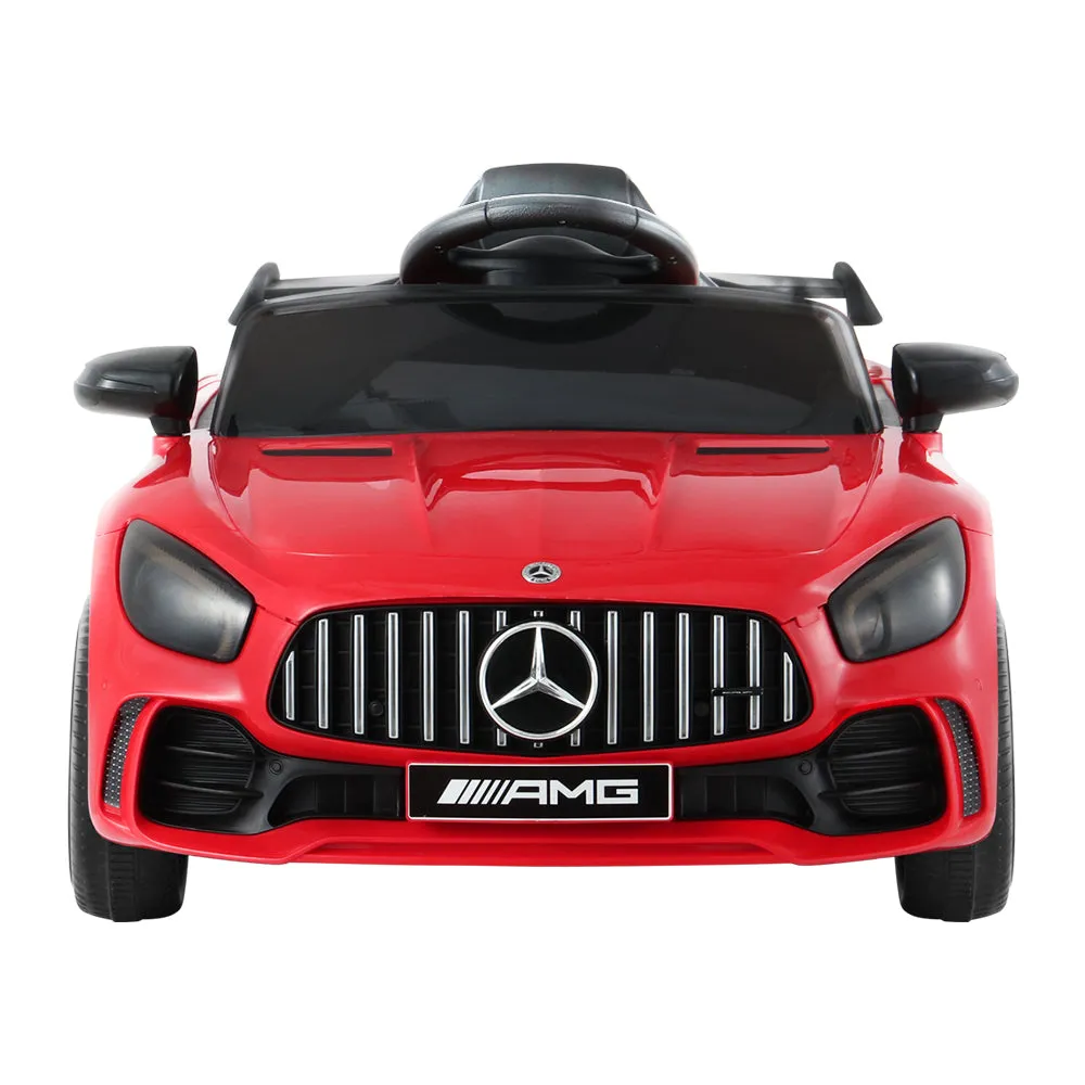 Electric Ride On Car, Remote Control, Music, Red - Mercedes-Benz AMG GTR