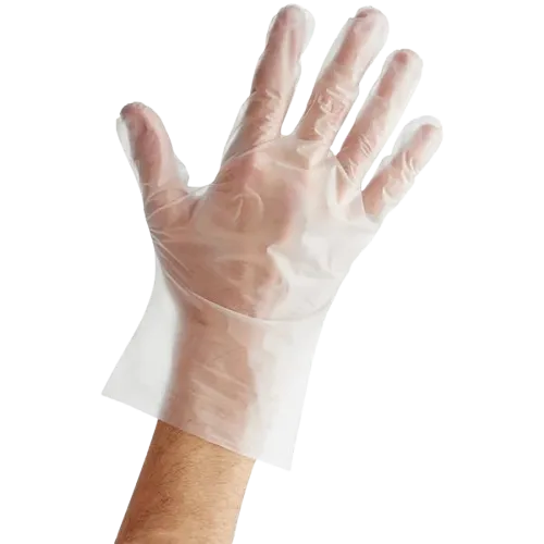 ETPEMQM Thermoplastic Gloves Clear Medium - 2000/Case