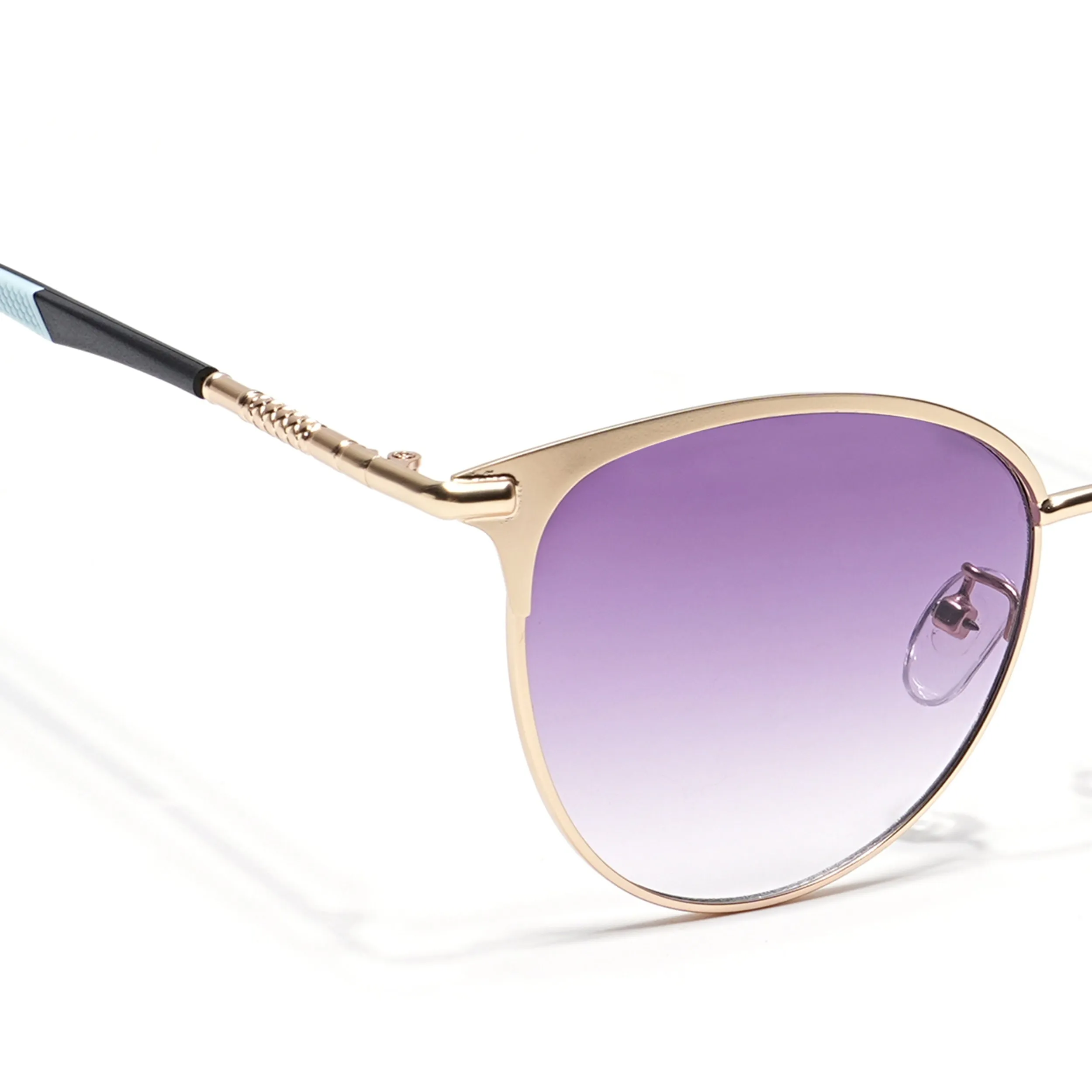 Eyejack Golden Cateye Sunglasses for Women (7031CL820)