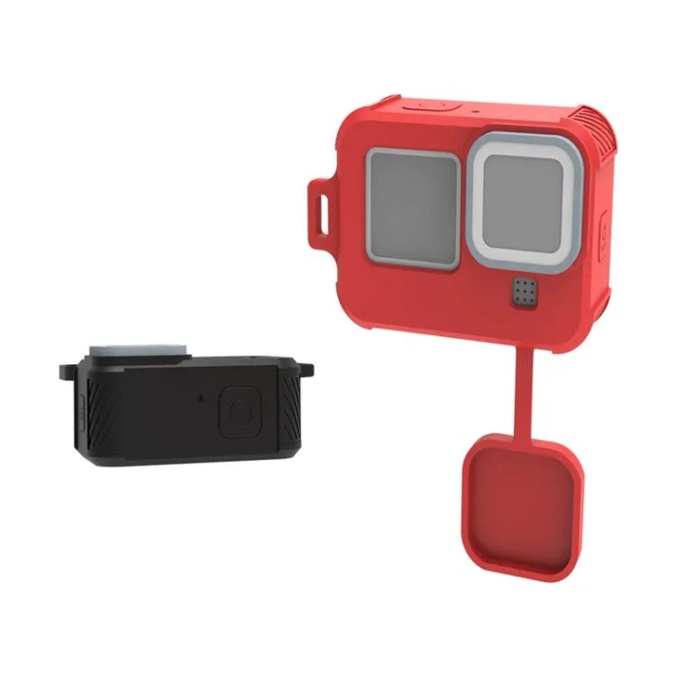 For GoPro HERO10 Black / HERO9 Black Liquid Silicone Case(White)