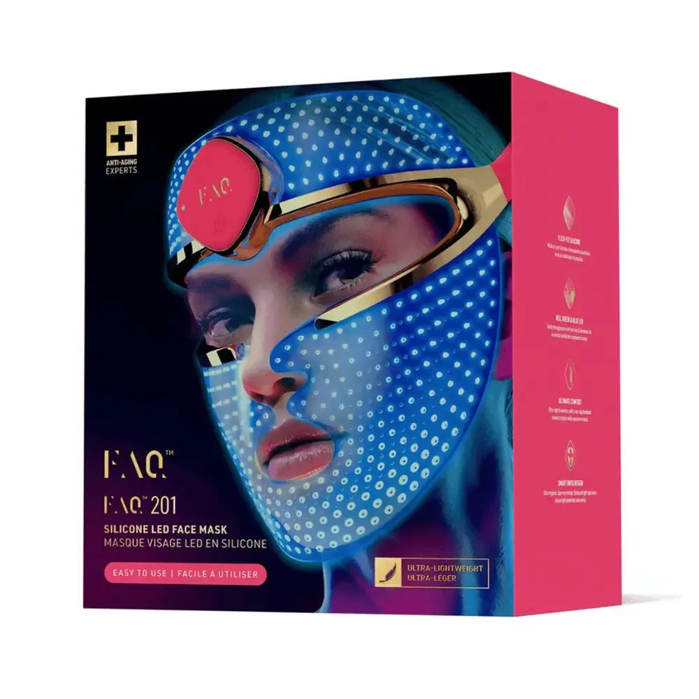 FOREO FAQ™ 201 Ultra-Lightweight Silicone RGB LED Face Mask