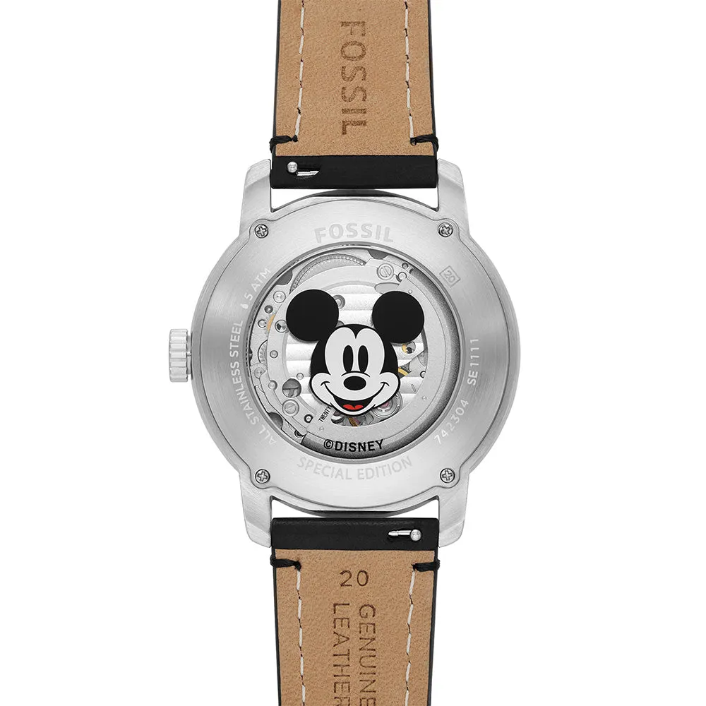 Fossil SE1111 Open Heart Mickey Automatic 100th Disney Anniversary