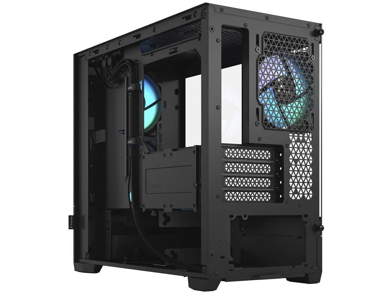 Fractal Design Pop Mini Air RGB Black TG Clear Tint mATX Case FD-C-POR1M-06