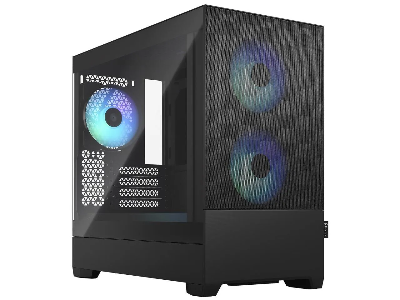 Fractal Design Pop Mini Air RGB Black TG Clear Tint mATX Case FD-C-POR1M-06