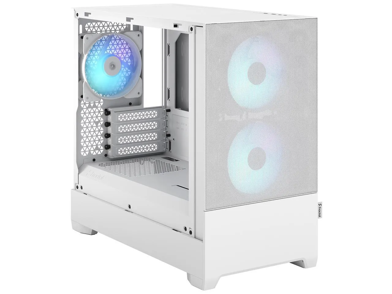 Fractal Design Pop Mini Air RGB White TG Clear Tint mATX Case FD-C-POR1M-01