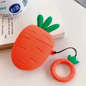 Funky Airpod Case- Carrot