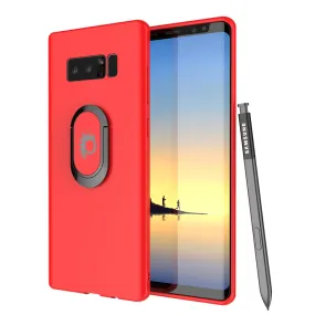 Galaxy Note 8 Punkcase Magnetix Screen Protector Slim Case [Red]