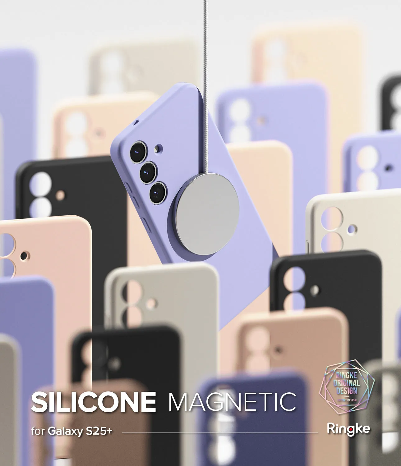 Galaxy S25 Plus Case | Silicone Magnetic