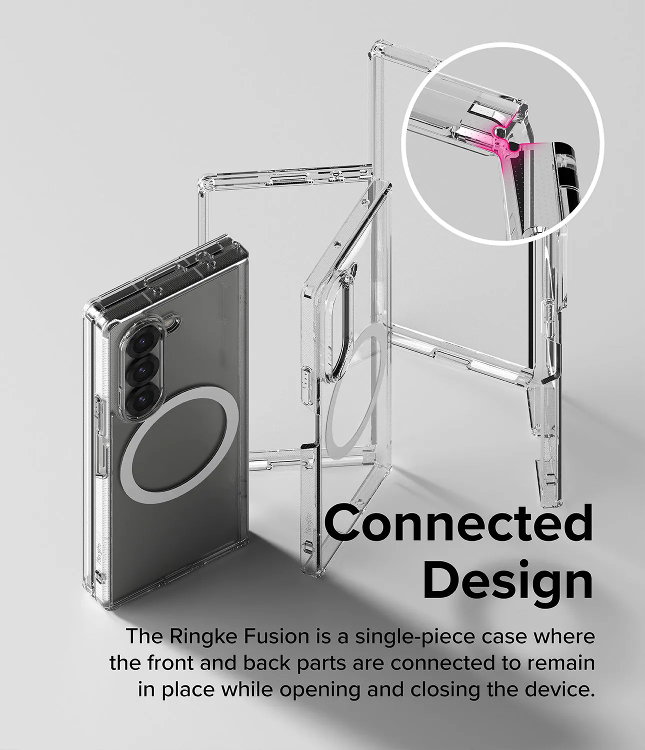 Galaxy Z Fold 6 Case | Fusion Magnetic - Clear