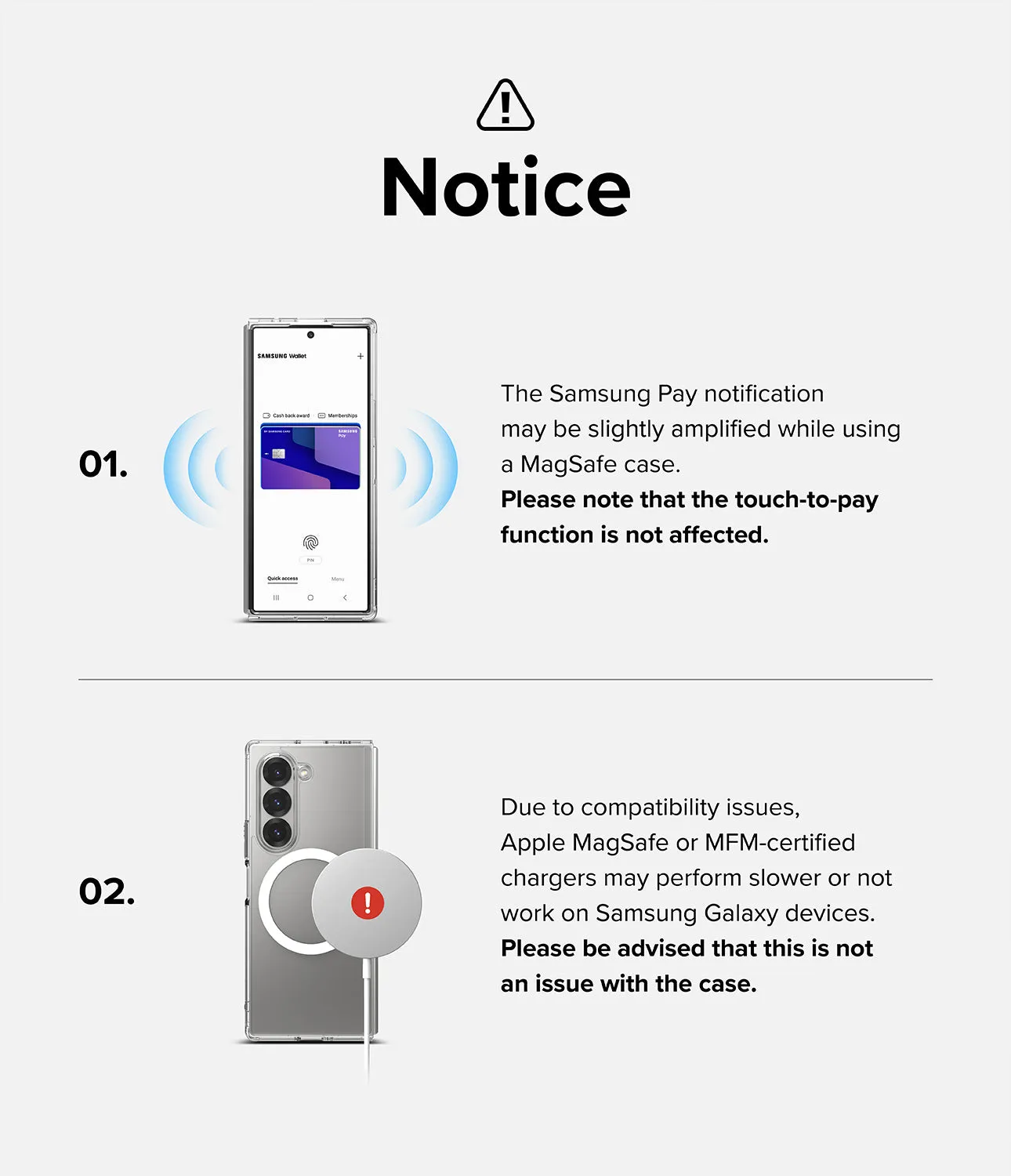 Galaxy Z Fold 6 Case | Fusion Magnetic - Clear