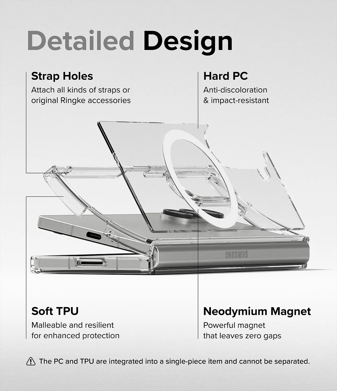 Galaxy Z Fold 6 Case | Fusion Magnetic - Clear