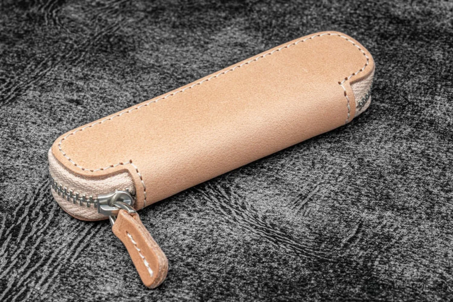 Galen Leather 1 Pen Case for Kaweco - Pocket Pen in Undyed Leather