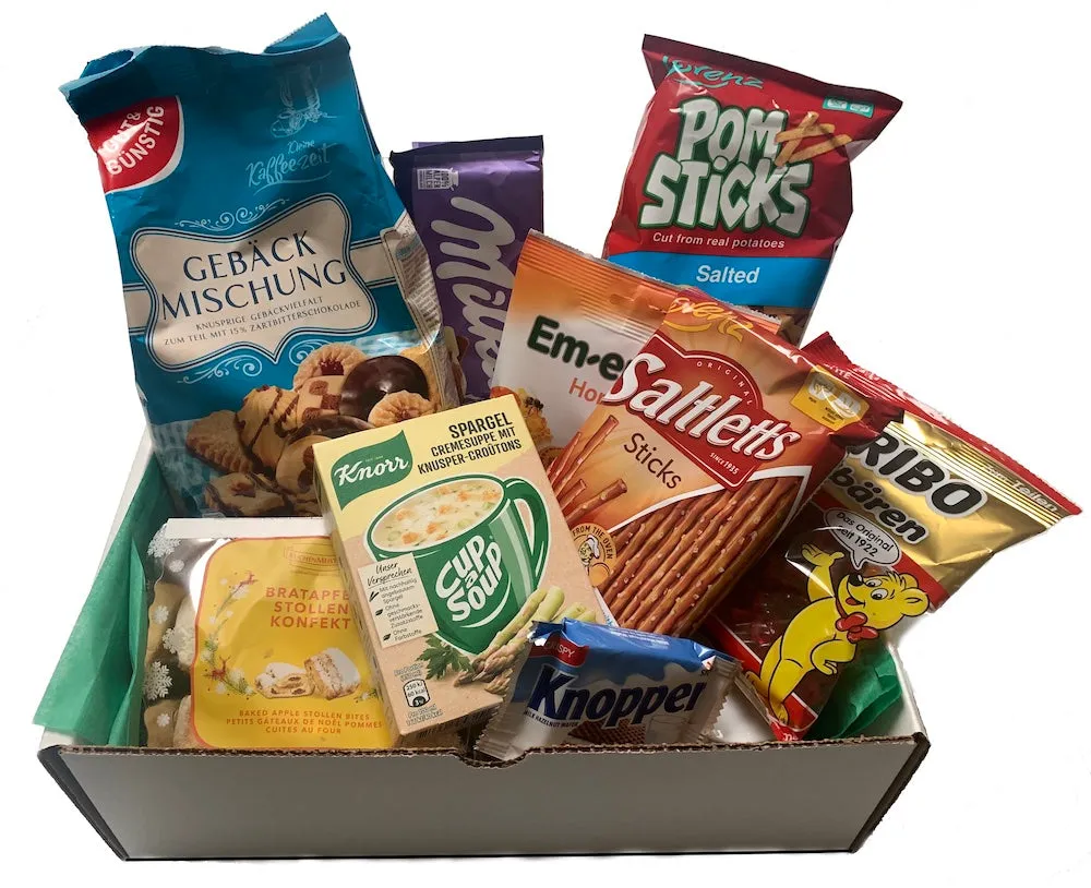 German Snack Box - Filled with Snacks from Germany - German Giftbox